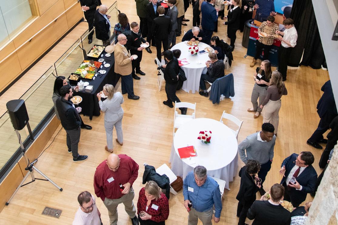 的一个. W. Clausen Center for World Business offers several classrooms, conference rooms, a 200-person theatre, and several indoor and out...