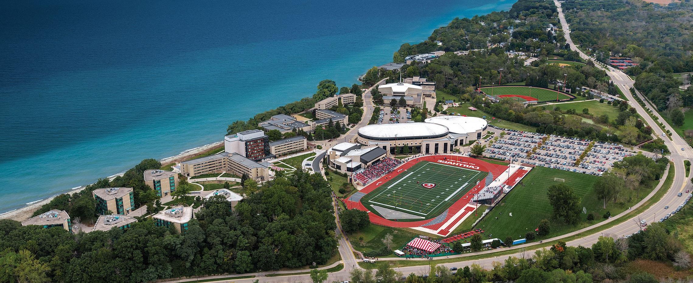 An aerial view of the 全球十大赌钱排行app campus